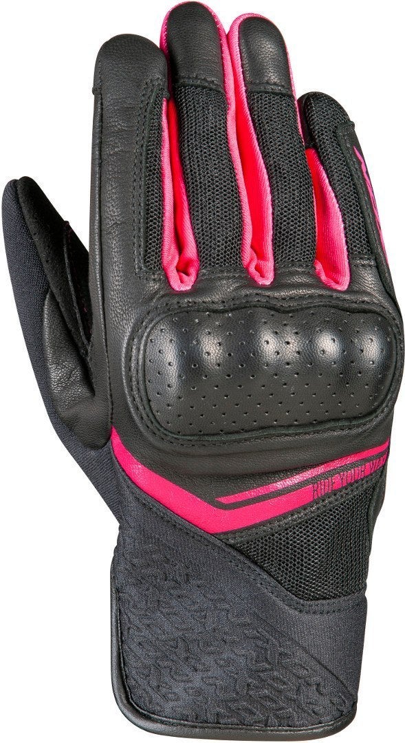 Ixon RS Launch Dame motorcykel handsker sort/pink S Figur 1