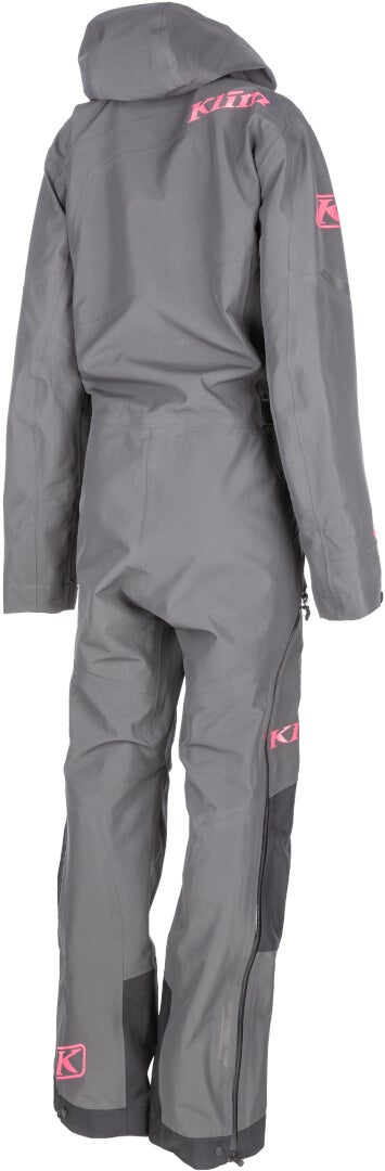 Klim Ripsa Vapor Uma peça Snowmobile Terno Cinza/Rosa XL Figura 6