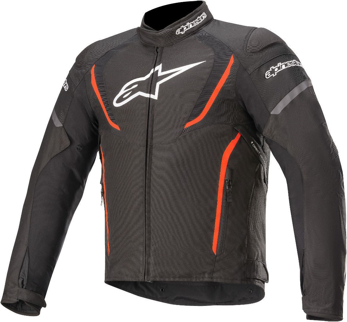 Alpinestars T-Jaws V3 Waterproof Motorcycle Textile Jacket black/red 3XL Figure 1