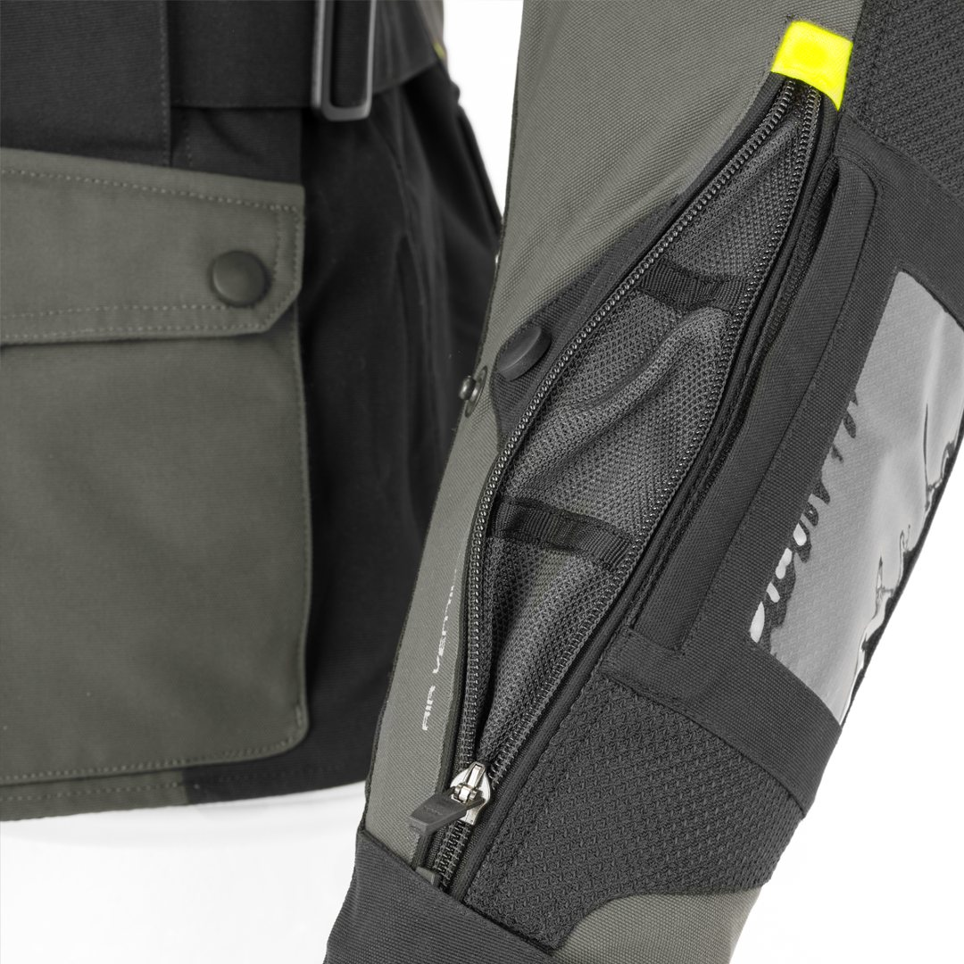 Büse Porto Motorcycle Textile Jacket black/white/neon-yellow 56 Figure 7
