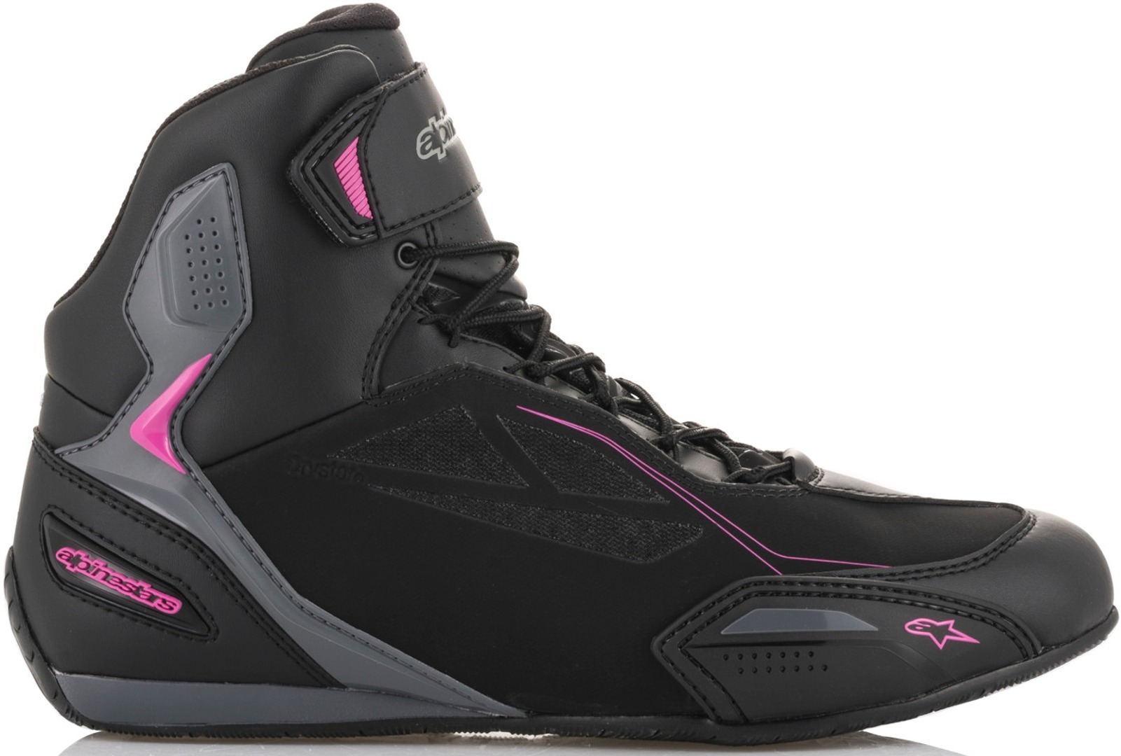 Alpinestars Stella Faster-3 Drystar Pantofi de motocicletă pentru femei Negru/Gri/Roz 5,5 (37) Figura 5