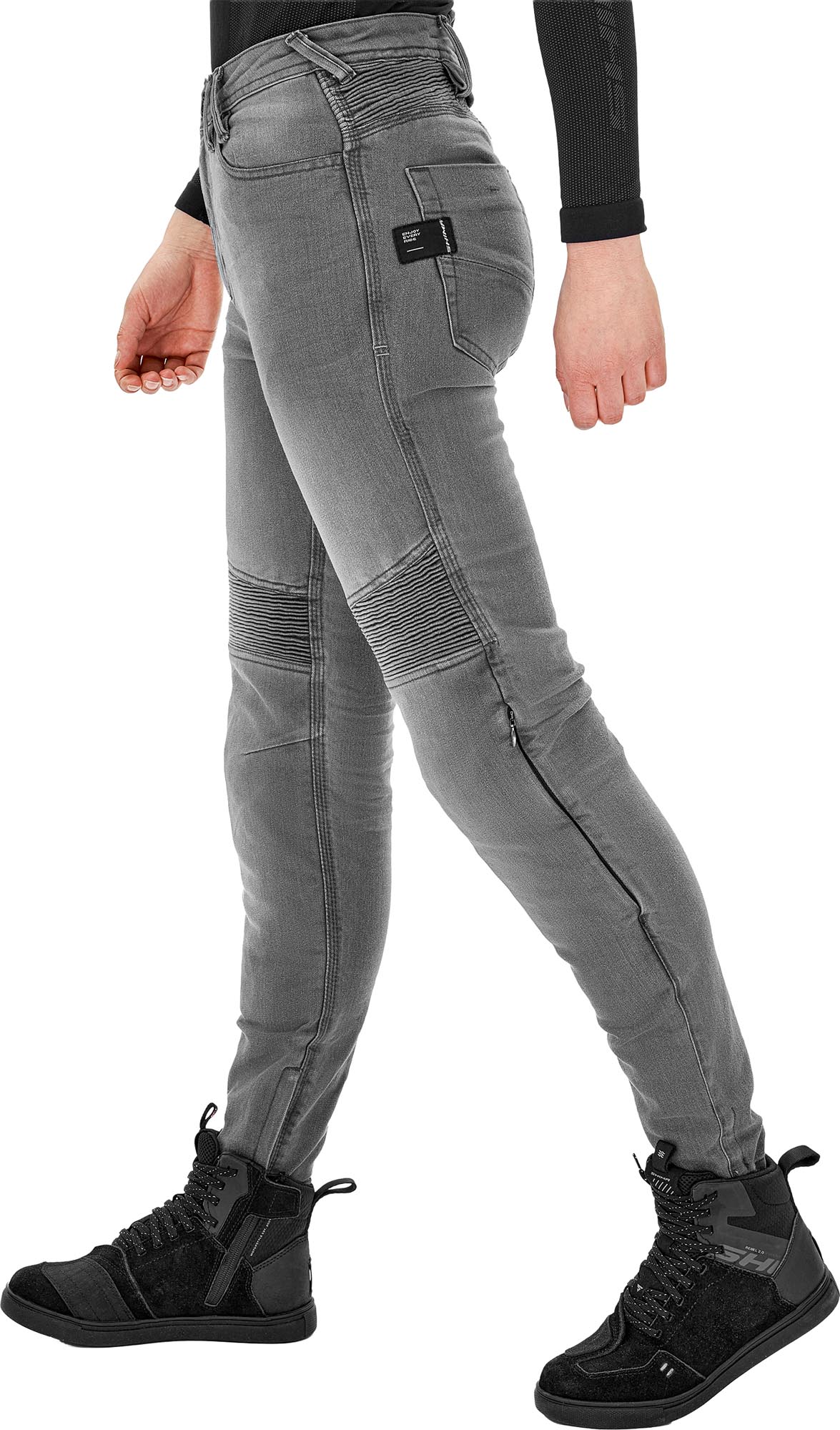 Side view of SHIMA Zenith Ladies Motorcycle Jeans
