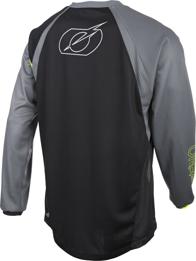 Oneal Element Hybrid FR Cykel Jersey sort/neon-gul M Figur 2