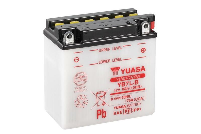 YUASA YB7L-B Baterie fără pachet acid Figura 1