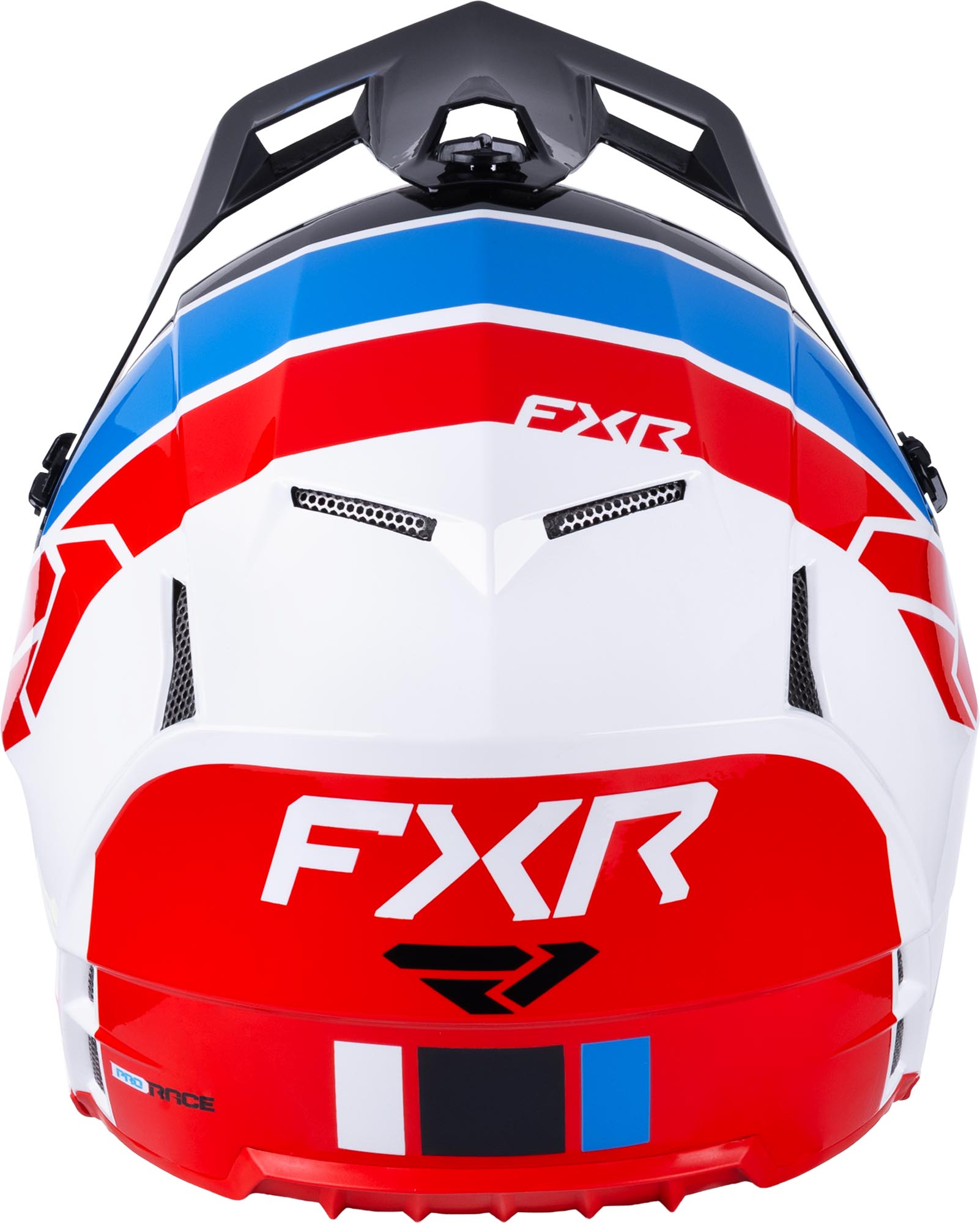 FXR Clutch Comp Motocross-kypärä musta/valkoinen/sininen/punainen 3XL Kuva 5