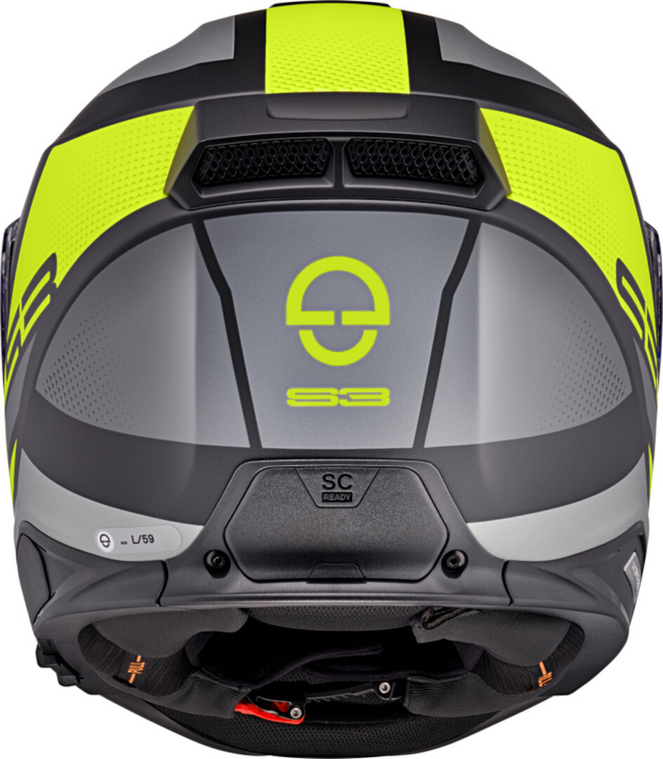Schuberth S3 Daytona Helm gelb/grau L (58/59) Abbildung 4