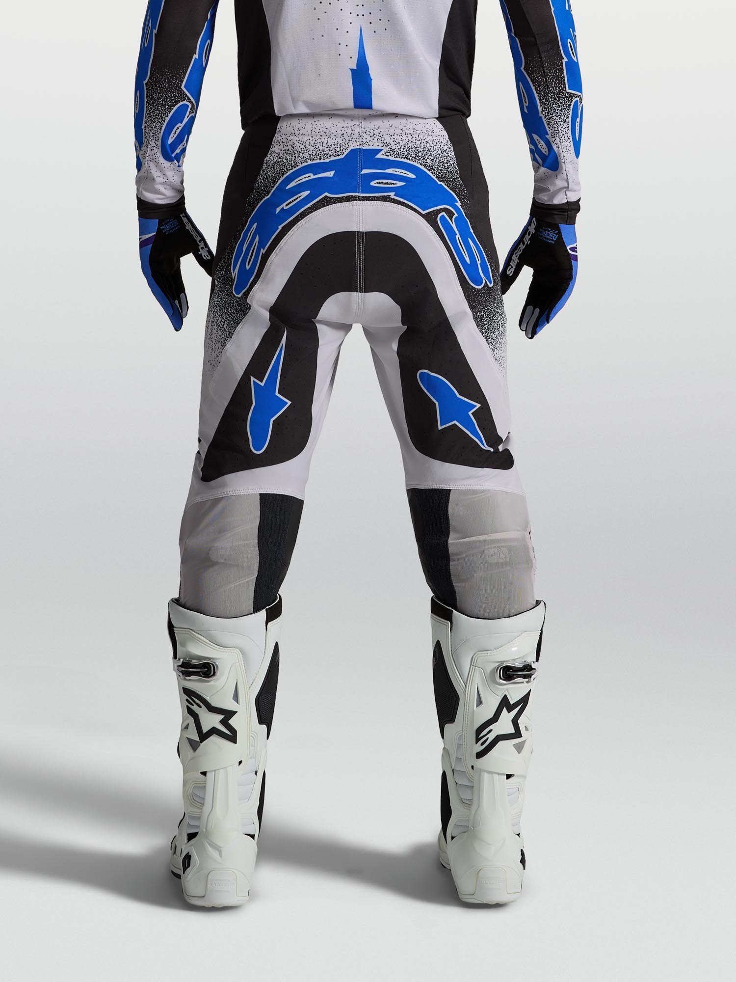 Alpinestars Supertech Hiten AFD Motocross Hose schwarz/blau/lila 28 Abbildung 8