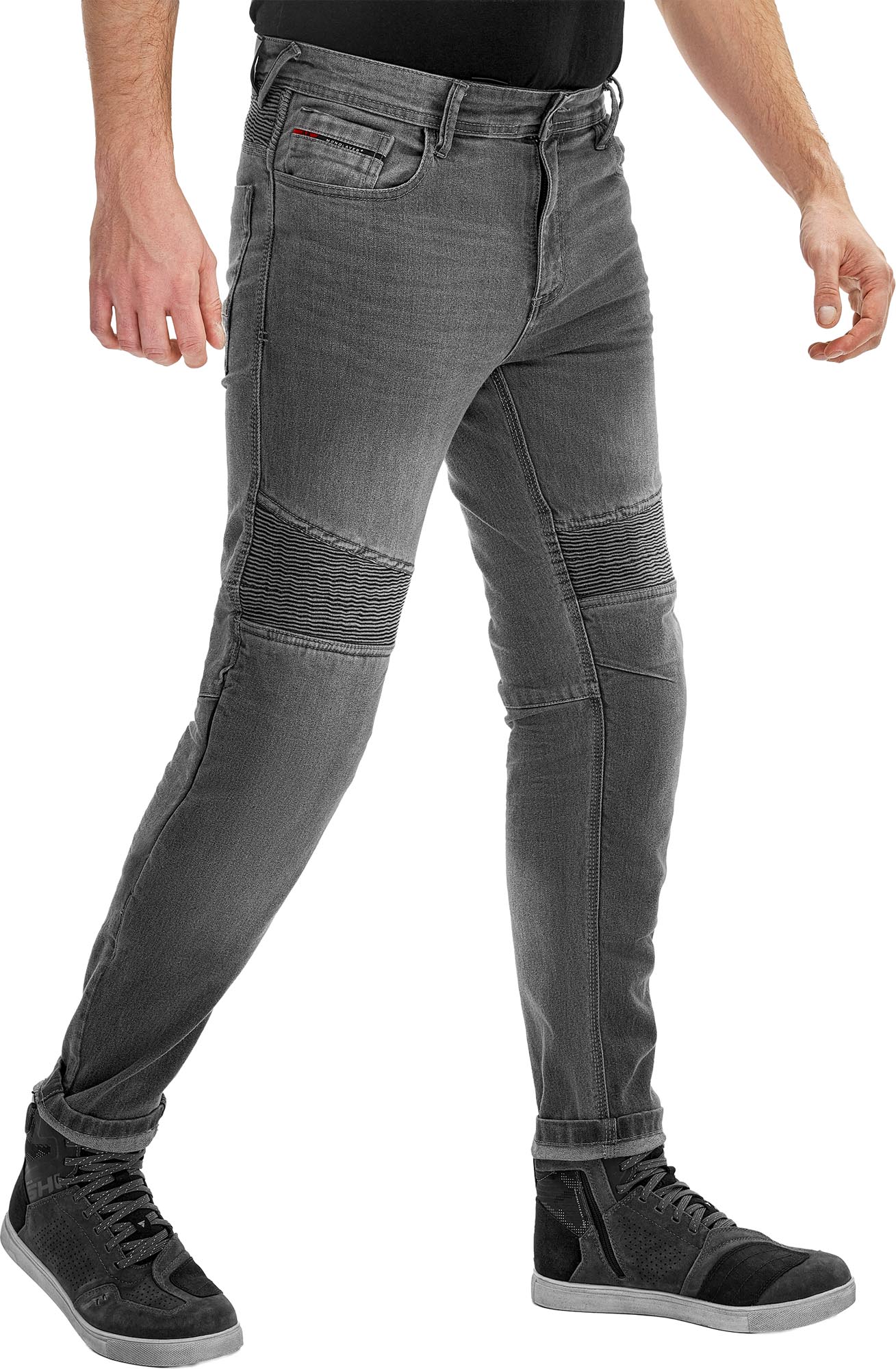SHIMA Zenith Motorrad Jeans grey 32/32 Figure 4