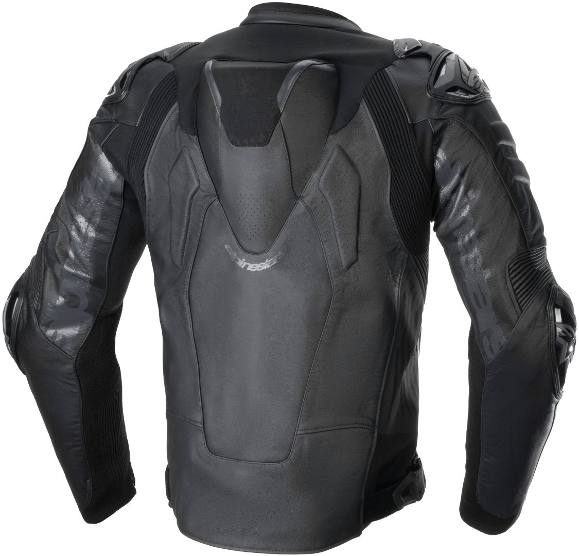 Alpinestars Atem V5 perforated Motorcycle Leather Jacket black 50 Figure 2