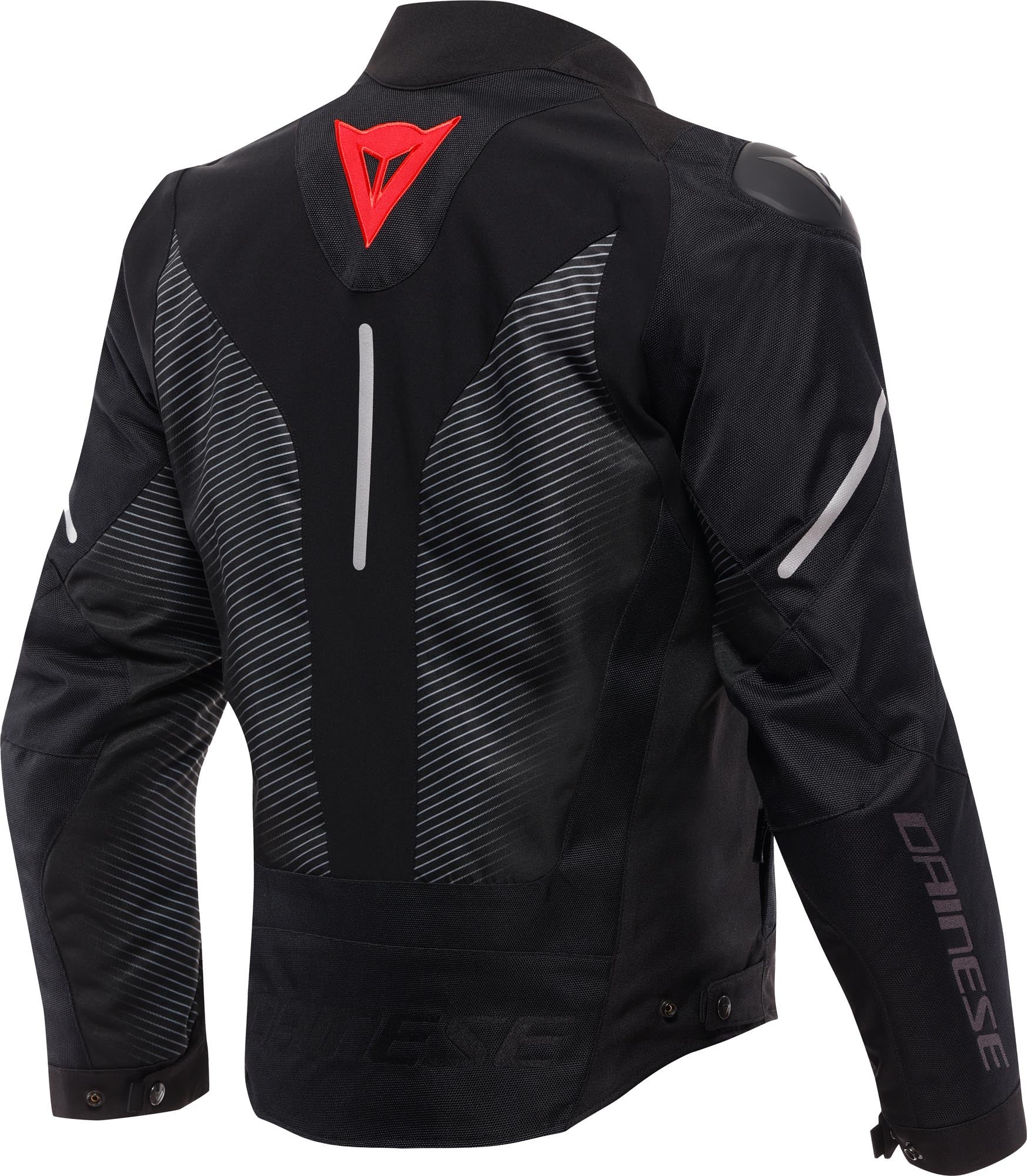 Dainese Super Sprint D-Dry Giacca da moto impermeabile nero/nero/rosso 46 Figura 2