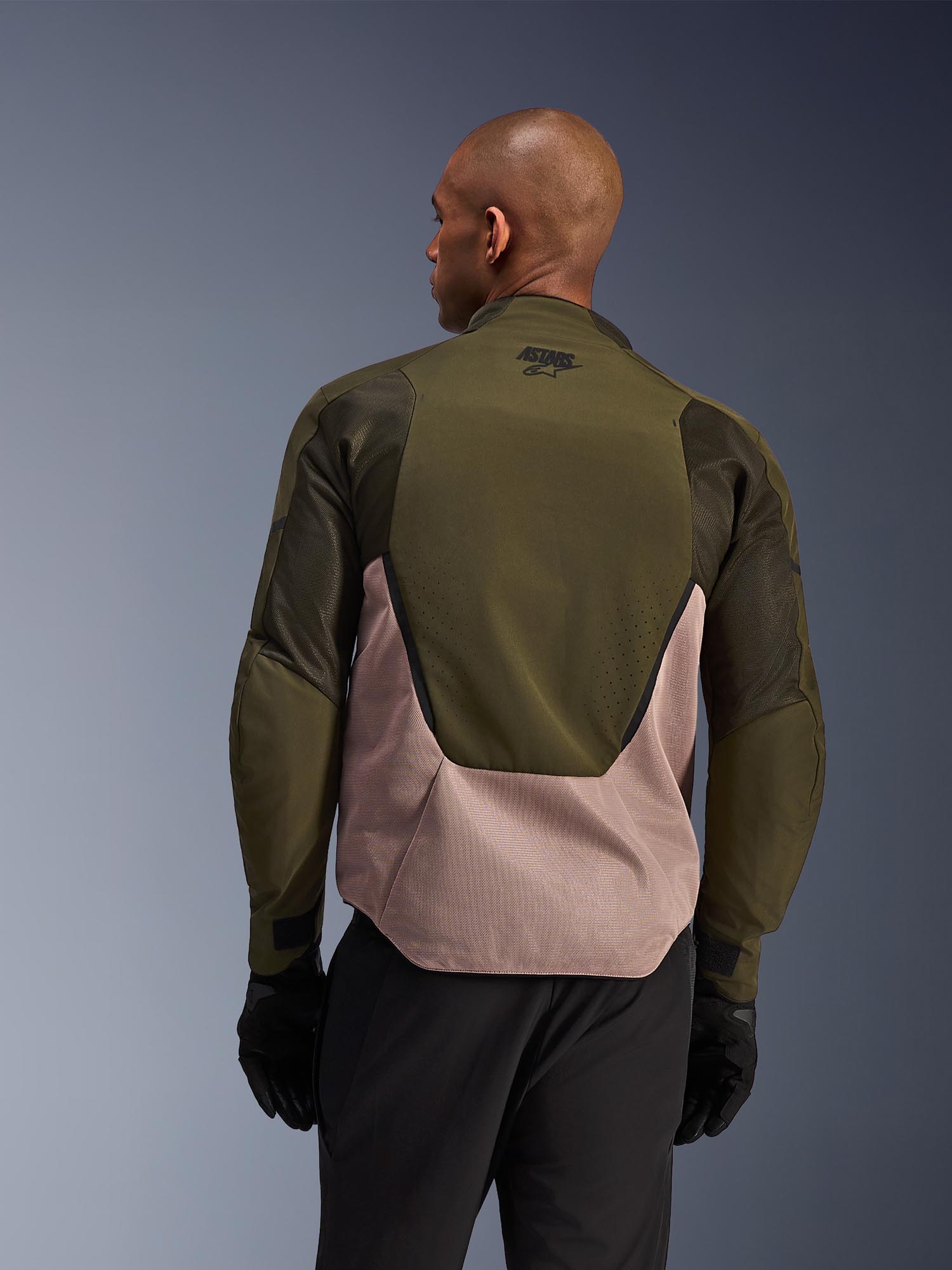 Alpinestars Aeroshell Airflow Motorrad Textiljacke braun/grün S Abbildung 4