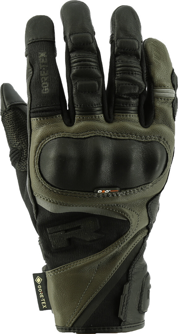 Richa Atlantic Gore-Tex vattentäta motorcykelhandskar svart/grön L Figur 1