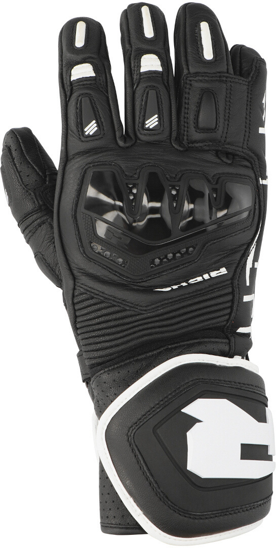 Richa Stradale Motorcykel handsker Sort/hvid 2XL Figur 1