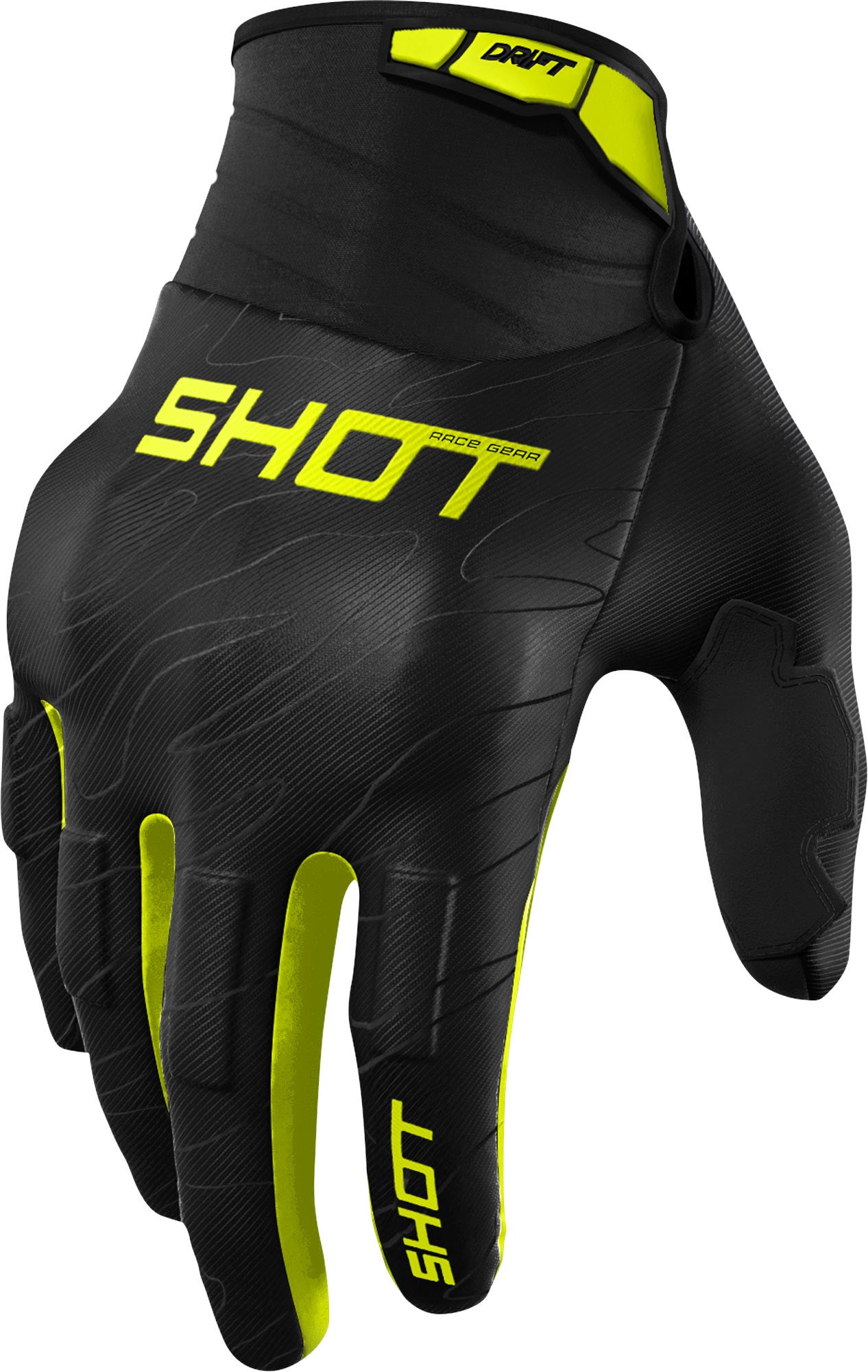 Shot Drift Onyx Motocross handsker gul 11 Figur 1