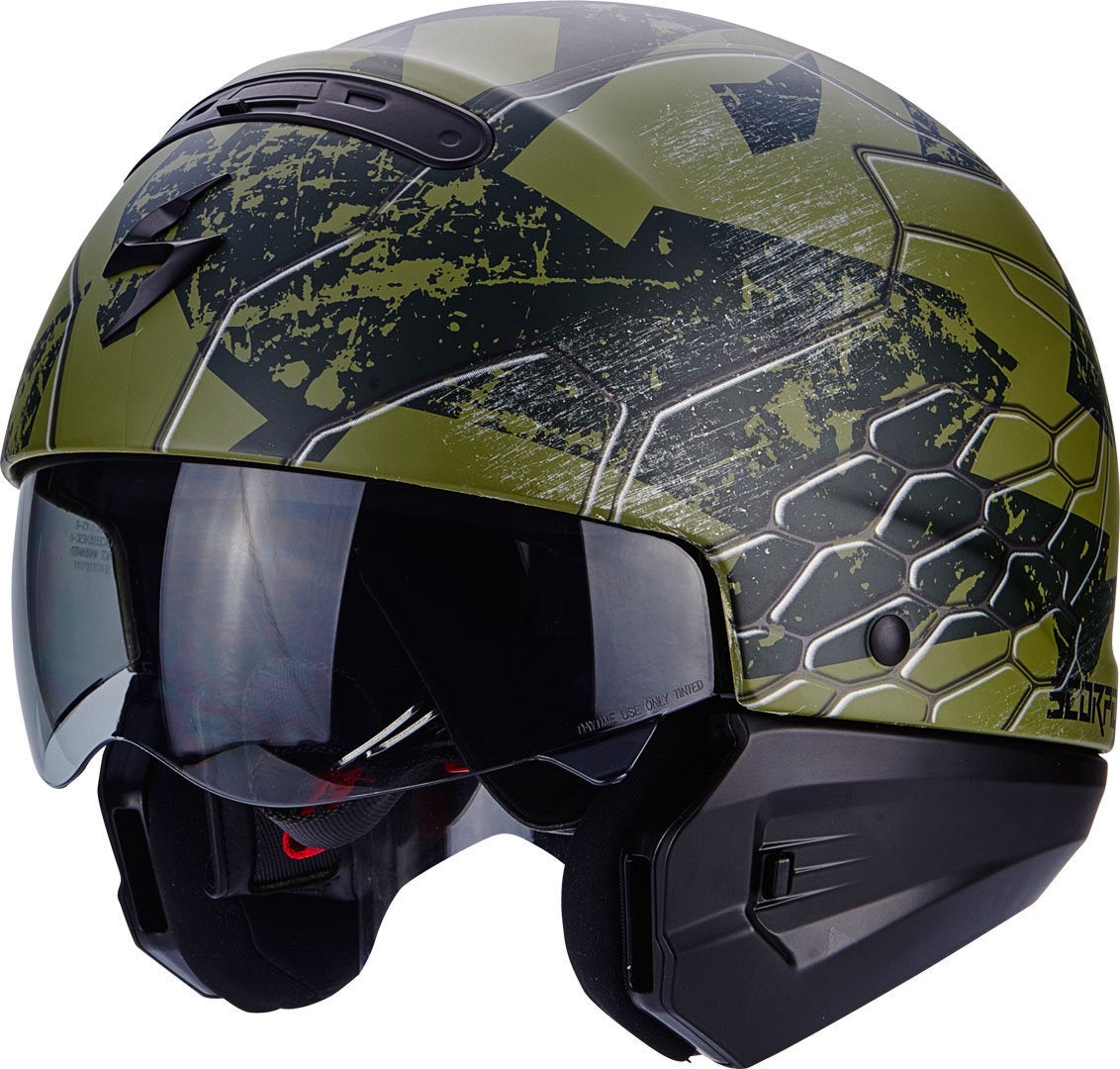 Scorpion Exo Combat Ratnik Roer zwart matt/groen M (57/58) Figuur 4