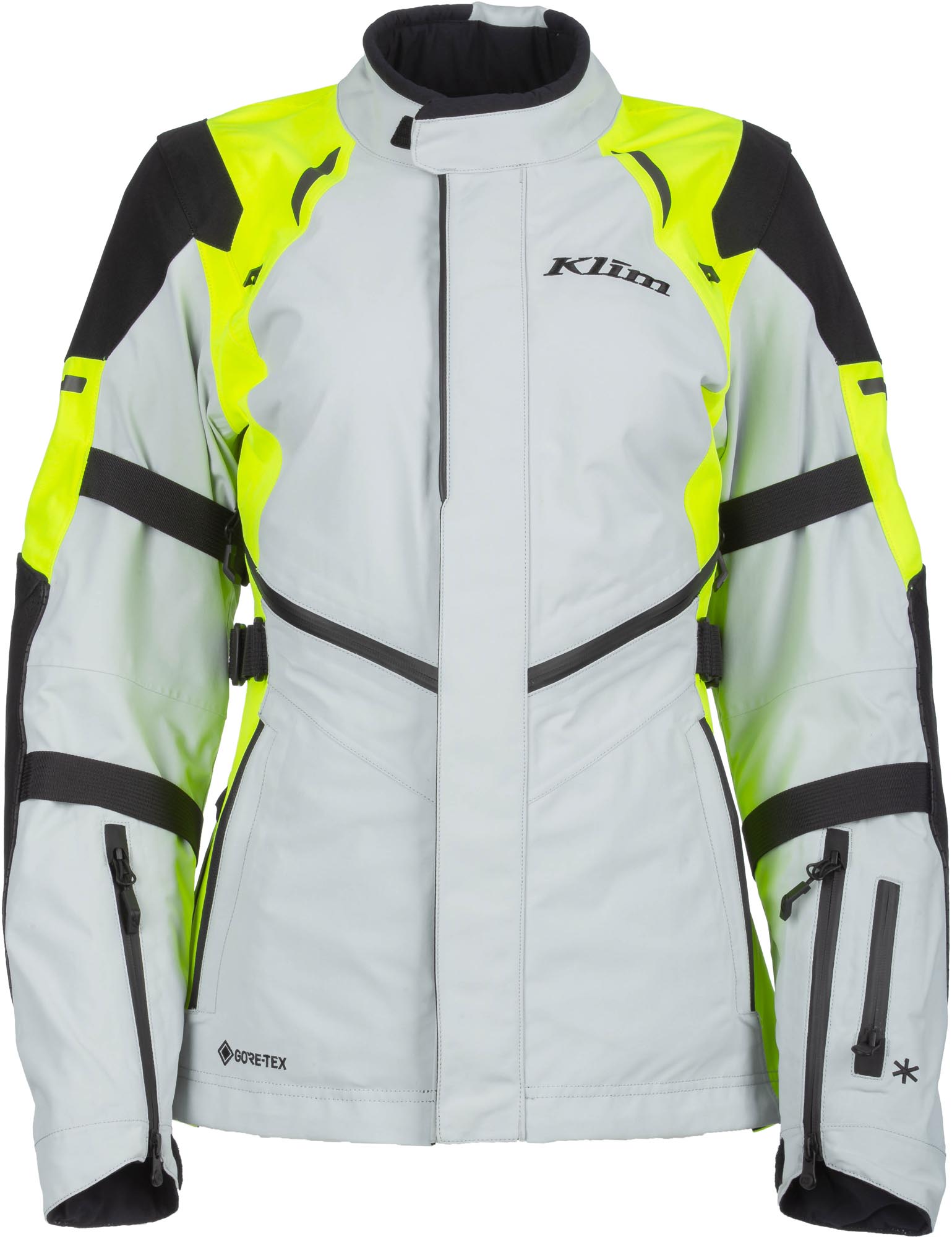 Klim Altitude Rogue Gore-Tex Damen Motorrad Textiljacke hellgrau/gelb S Abbildung 1