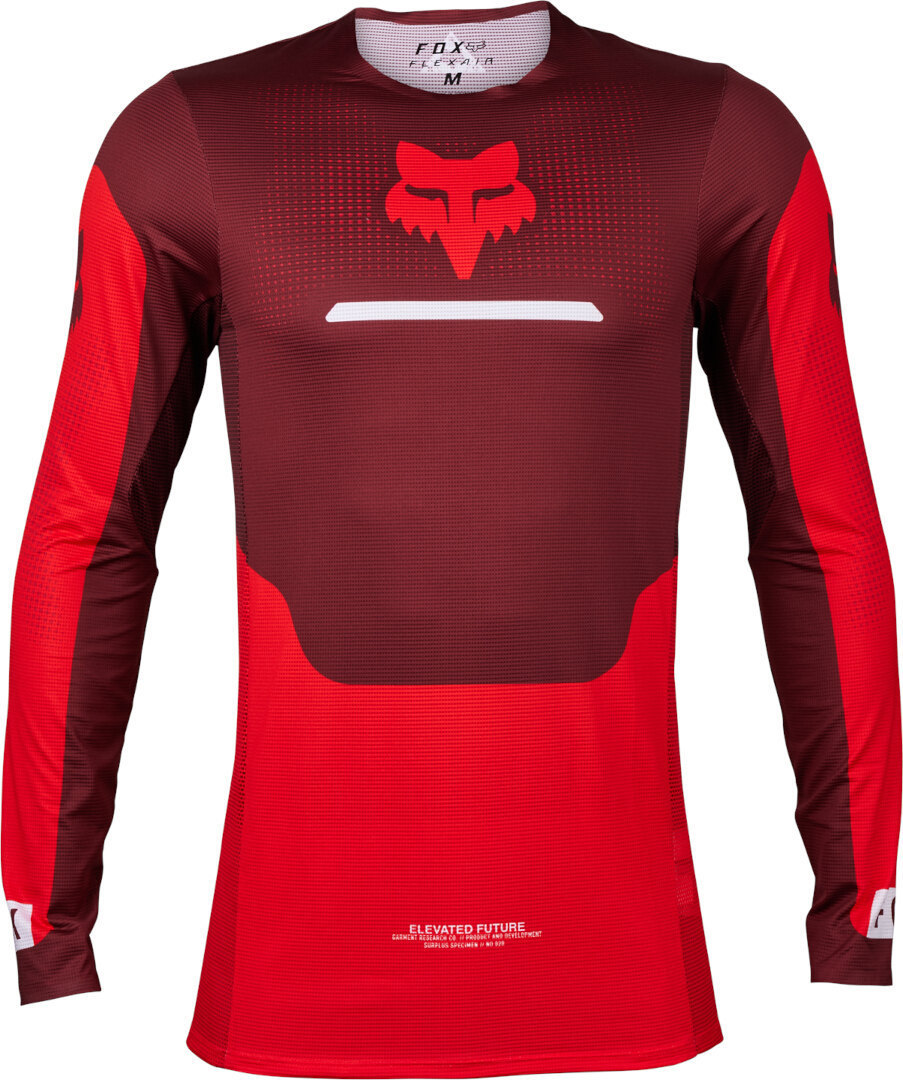 FOX Flexair Optical Motocross Jersey rot/rot M Abbildung 1