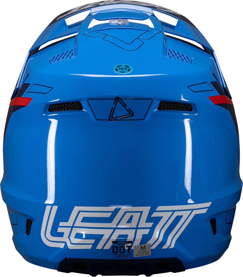 Leatt 3.5 Angled Casco da motocross con occhiali blu/rosso L (59/60) Figura 6
