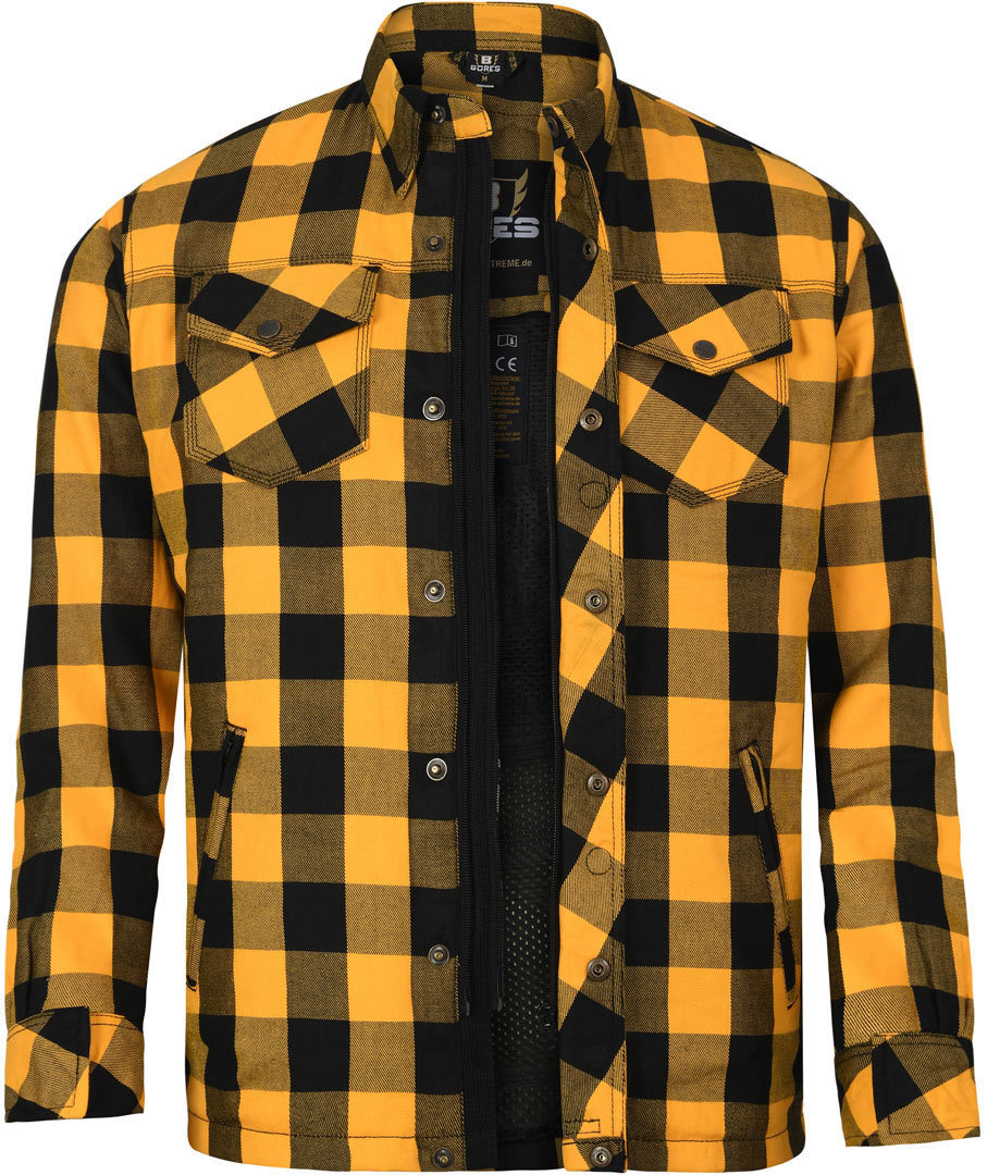 Bores Lumberjack Basic Koszula motocyklowa żółty/ M Rysunek 1