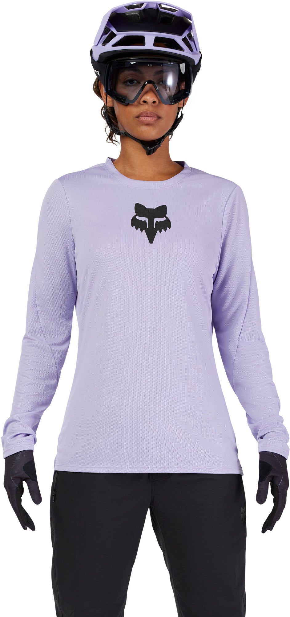 FOX Ranger Fox Head LS Ladies Bicycle Jersey purple XS Figure 3