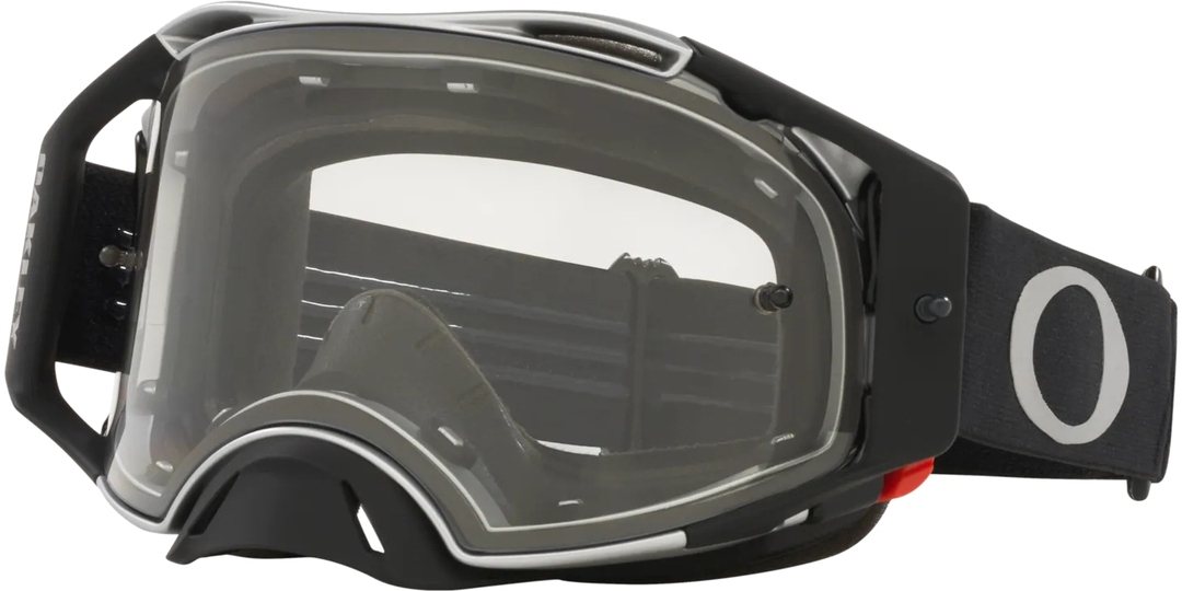 Oakley Airbrake Clear Ochelari de motocross Negru/gri Figura 1