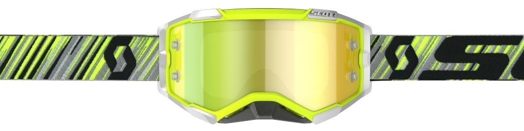 Scott Fury Chrome Motocross Goggles gul/grå Figur 3