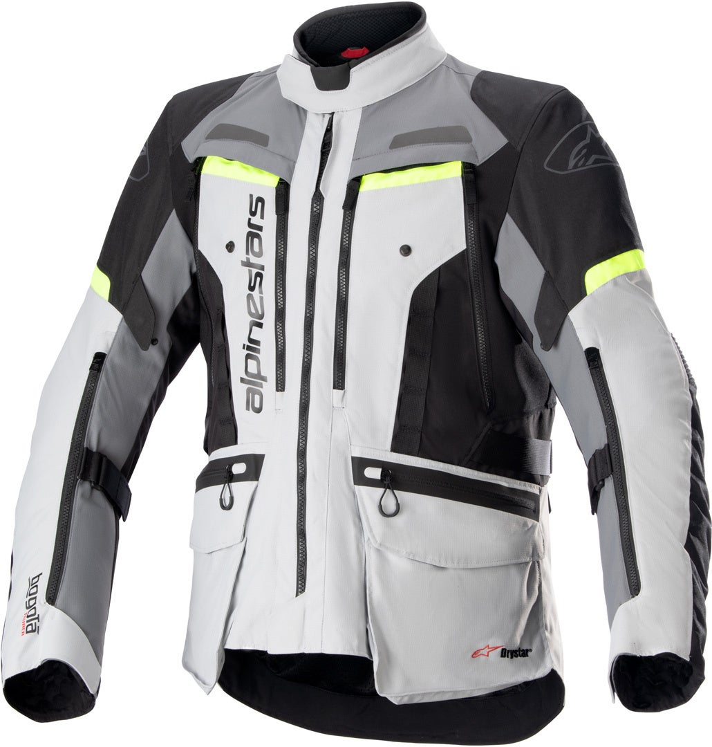 Alpinestars Bogota Pro Drystar® waterproof Motorcycle Textile Jacket grey M Figure 1