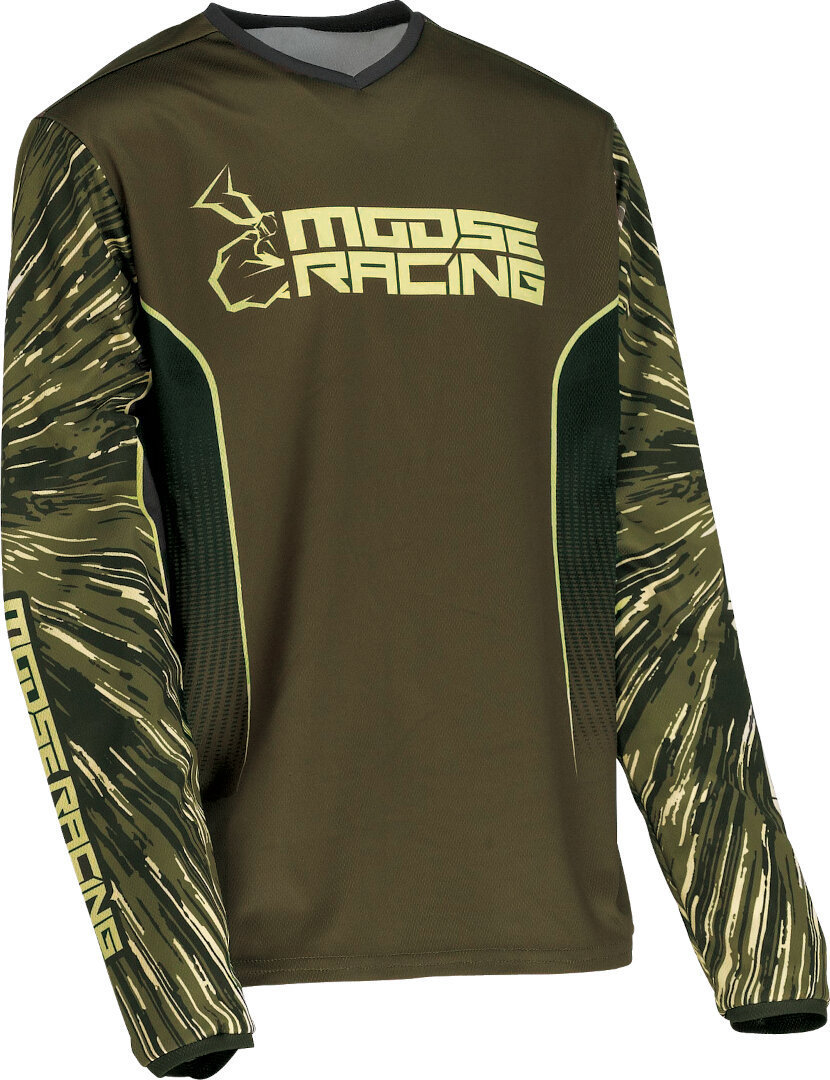 Moose Racing Agroid 2022 Jeugd Motorcross Jersey Olive L Figuur 1