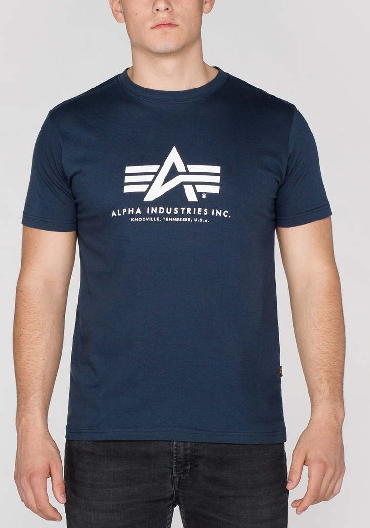 Alpha Industries Basic T-Shirt navy blue 4XL Figure 3