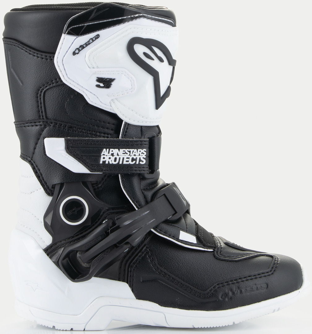 Alpinestars Tech 3S Cizme de motocross pentru copii Alb/Negru 29 Figura 5