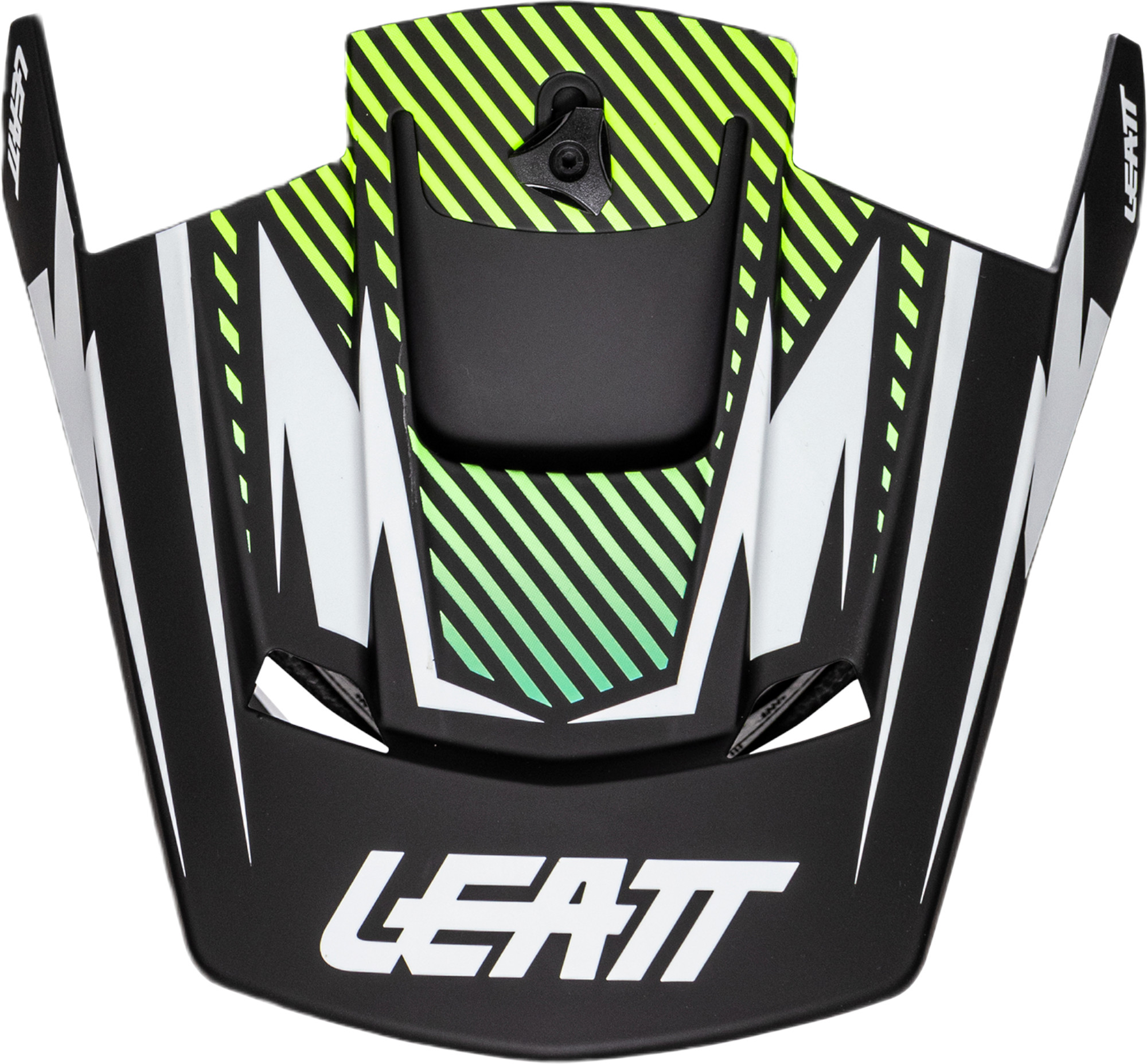 Leatt 3.5 V26 Motocrosshjälm med skyddsglasögon svart/vitt/grönt Man (57/58) Figur 8