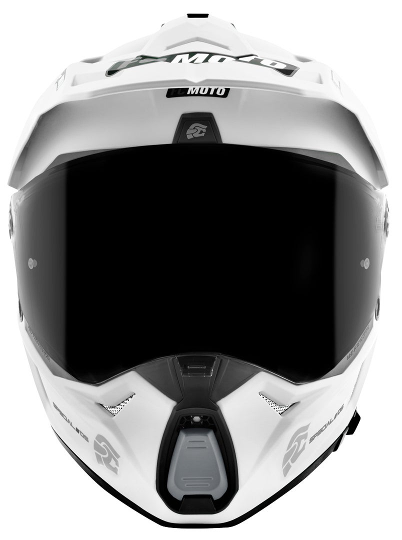 FC-Moto Merkur Pro Straight Enduro Helmet white matt L Figure 6