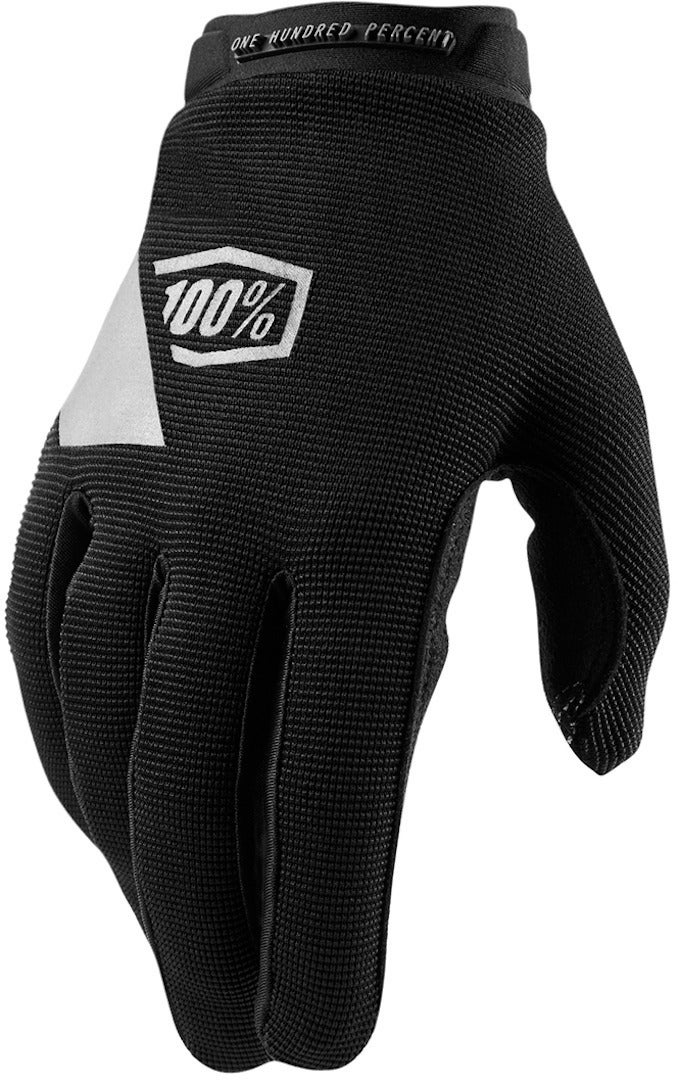 100% Ridecamp Damer Sykkel Hansker Svart L Figur 1