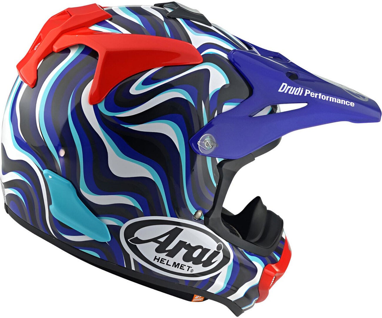 Arai MX-V EVO Stream Casco da motocross nero/multicolore L (59/60) Figura 2