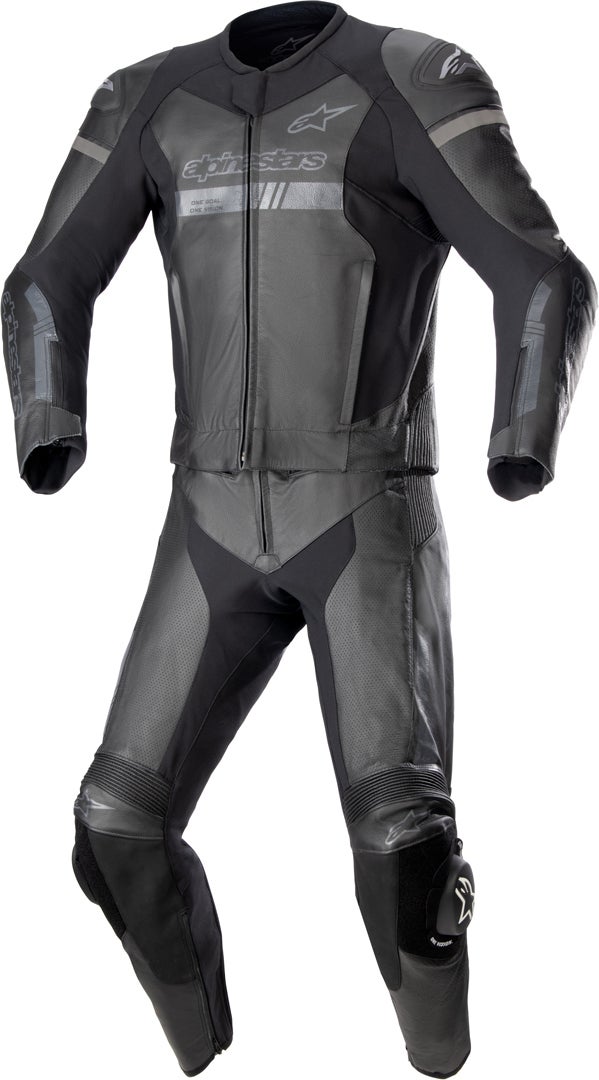 Alpinestars GP Force Chaser 兩件式機車皮衣 黑色 50 圖1