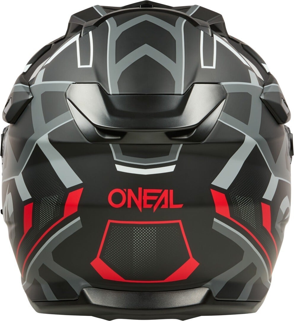 Oneal D-SRS Square V.25 Motocross hjelm sort mat/grå/rød M Figur 3