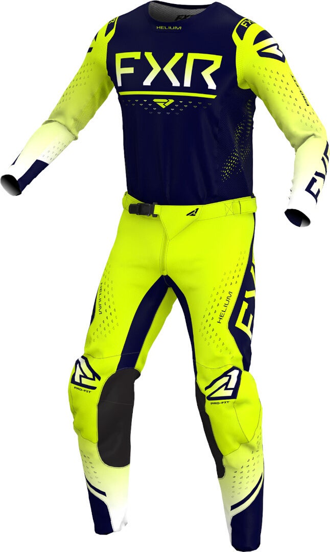 FXR Helium LE Motocross Jersey dunkelblau/gelb XL Abbildung 3