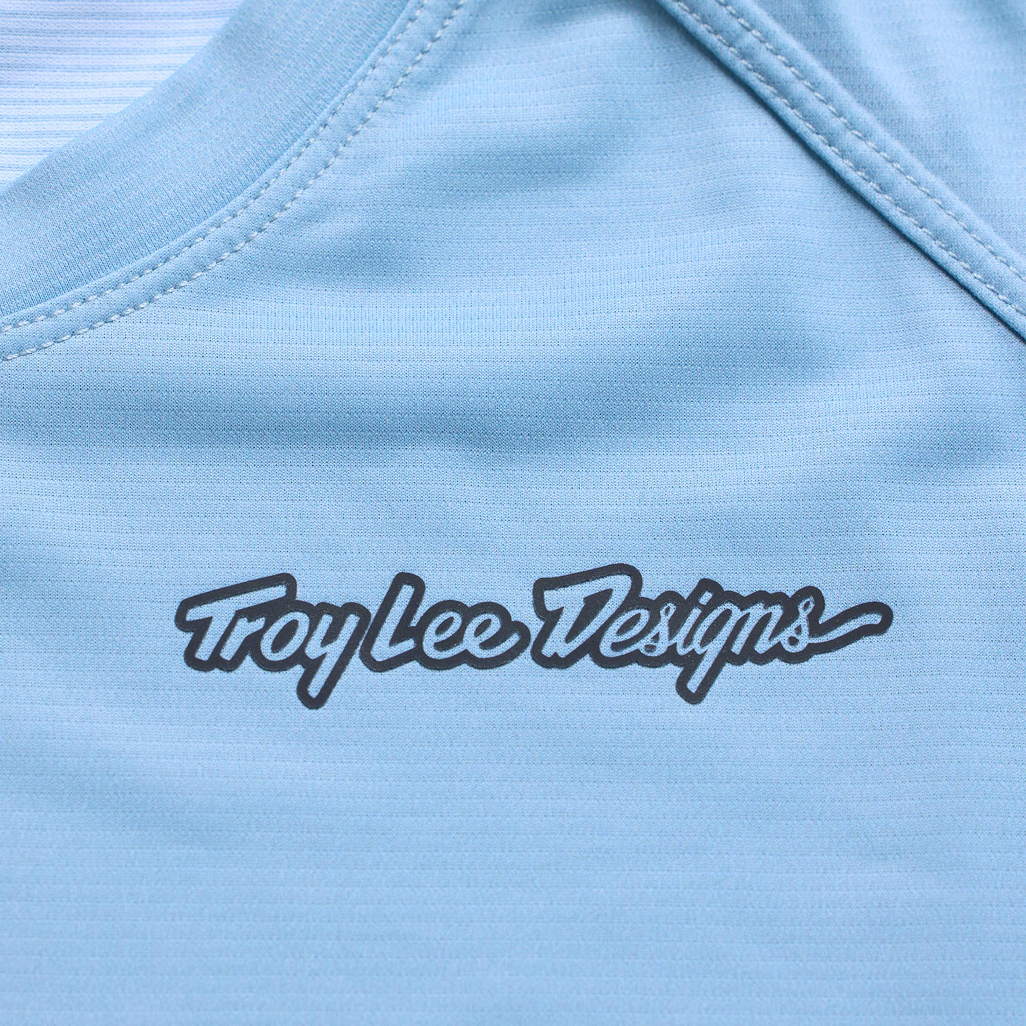 Troy Lee Designs Lilium Pro Mono Damer med korte ermer sykkeltrøye lyseblå XL Figur 3