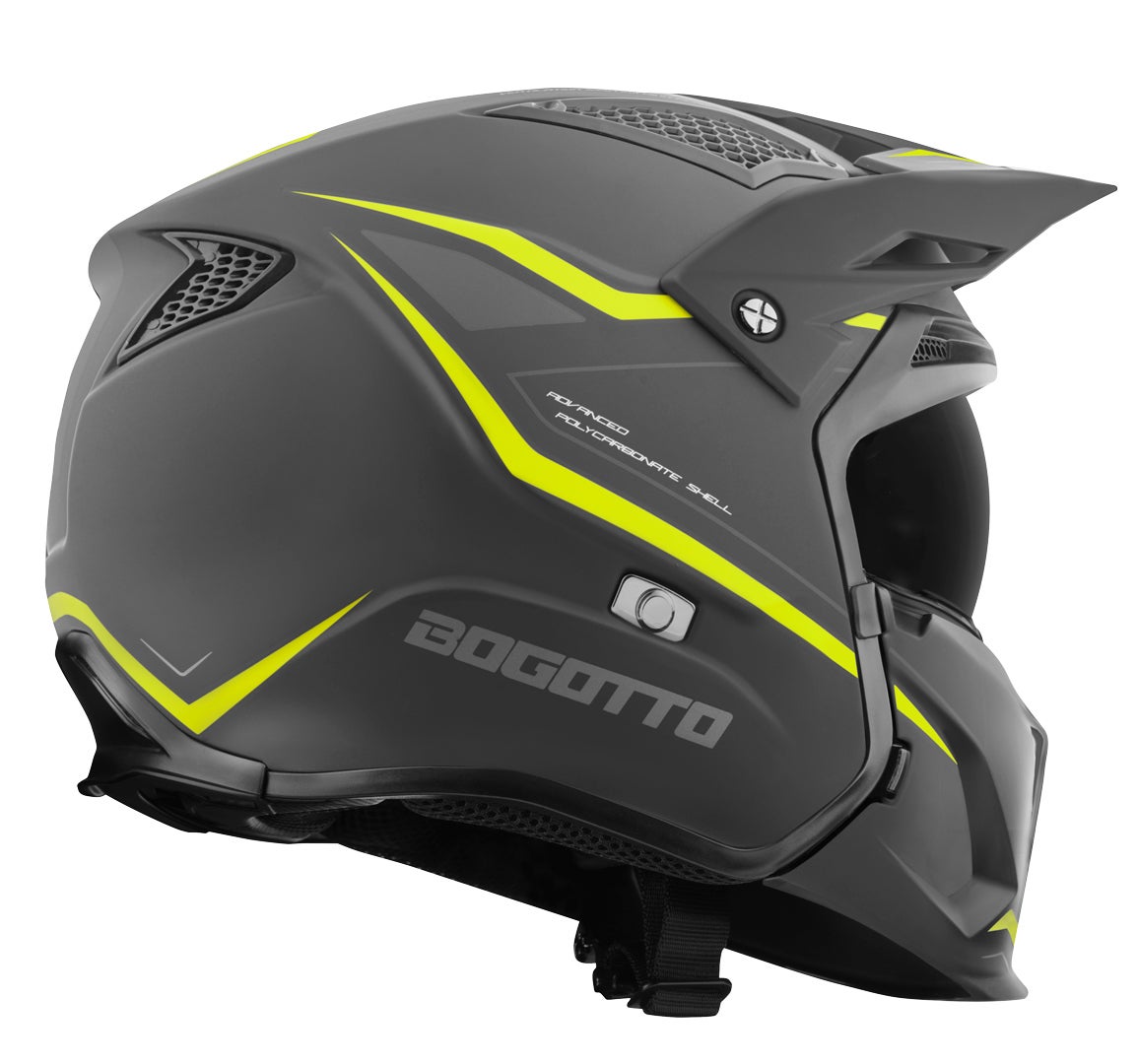 Bogotto Radic WN-ST Casco giallo/nero XL Figura 10