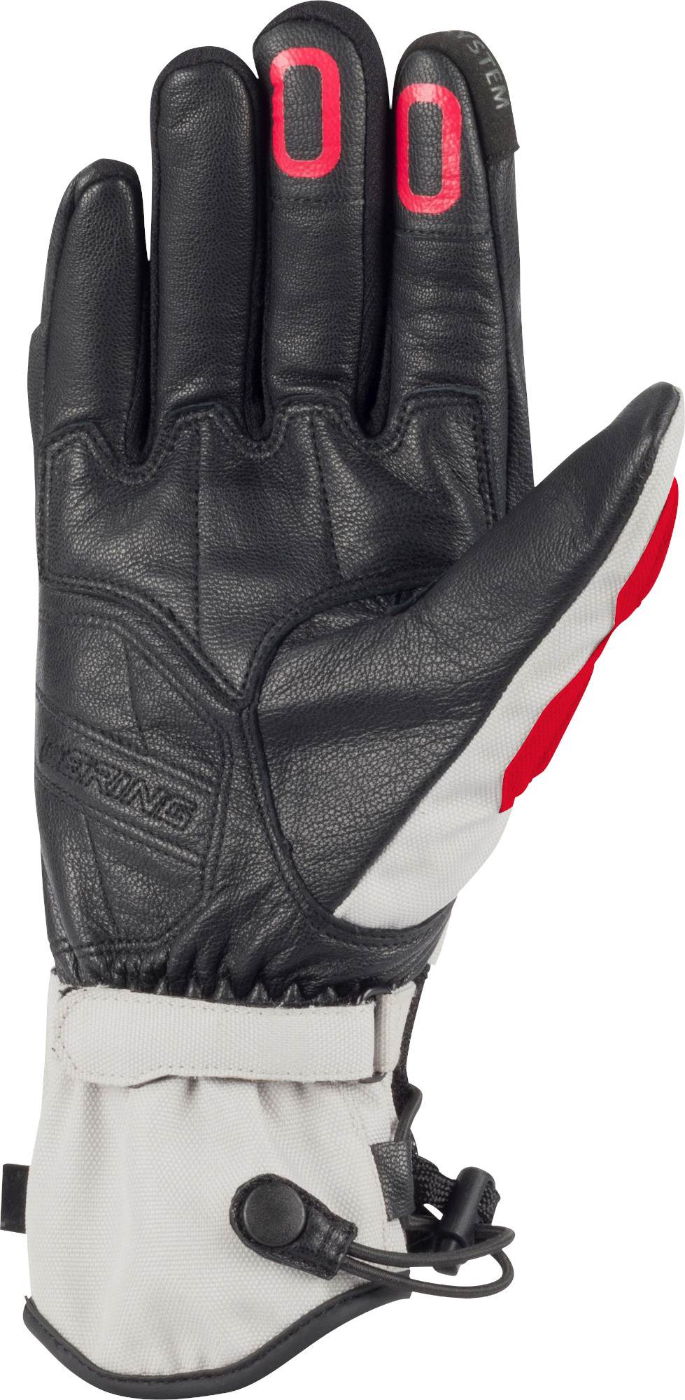 Bering Bakundu Motorrad Handschuhe schwarz/grau/rot 2XL Abbildung 2