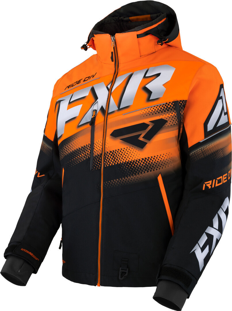 FXR Boost FX 2-in-1 2023 Snowmobile Jacket black/orange S Figure 1