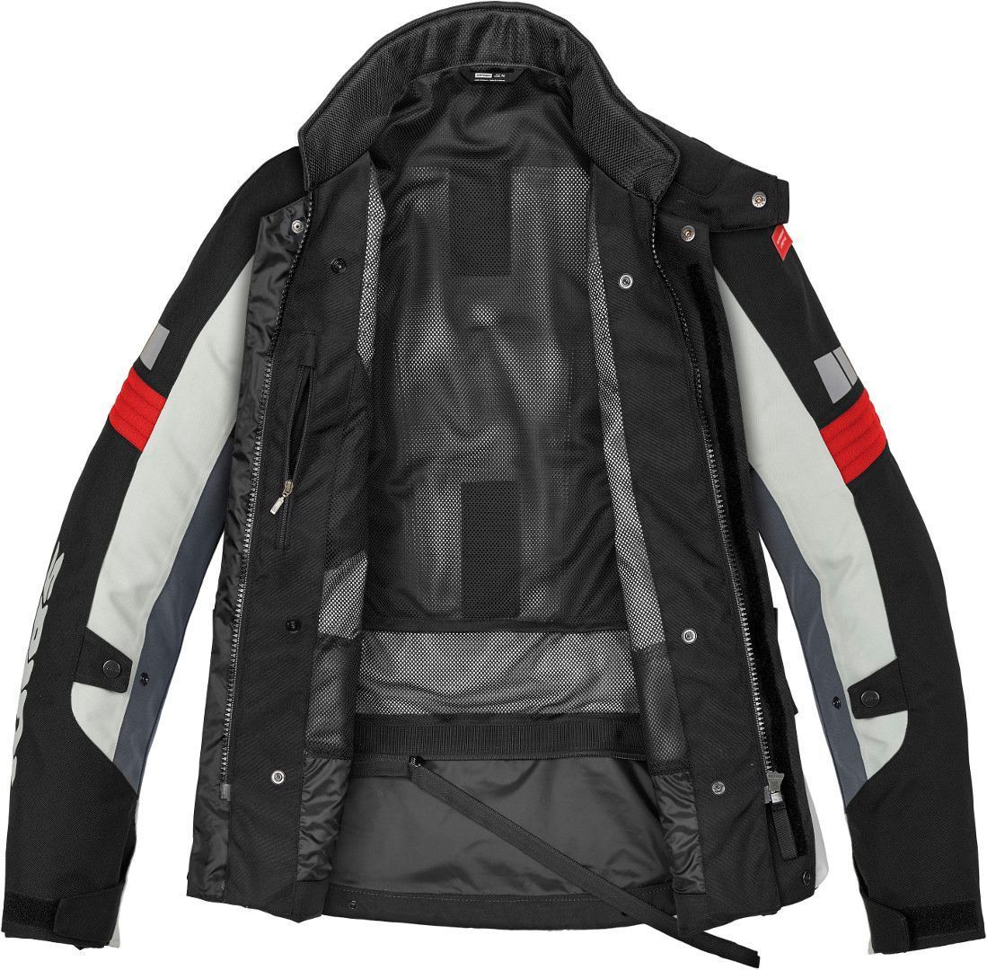 Spidi H2Out Outlander Motorcycle Textile Jacket black/grey/red 3XL Figure 3