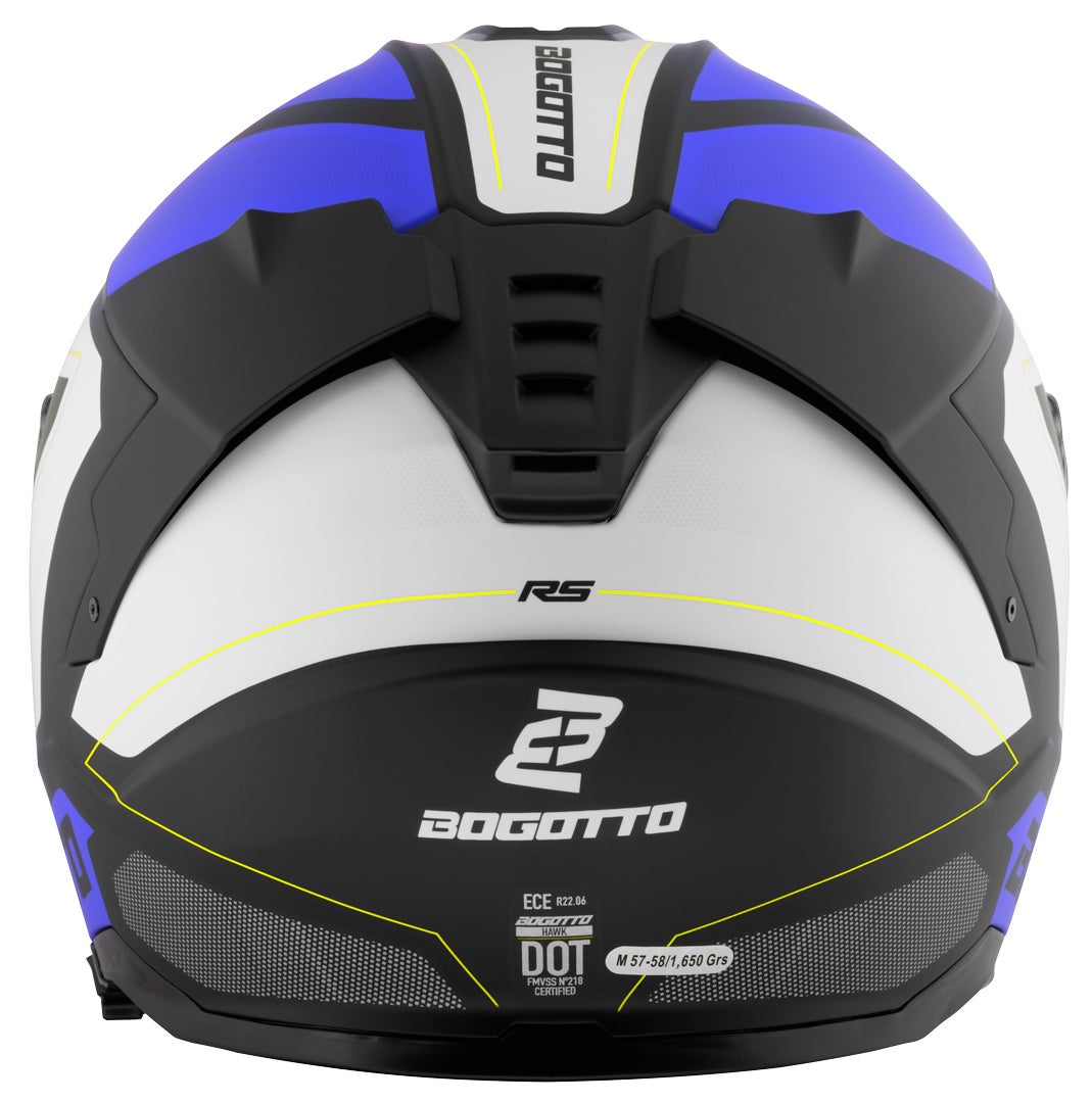 Bogotto FF122 BGT Casco blu/bianco L Figura 6