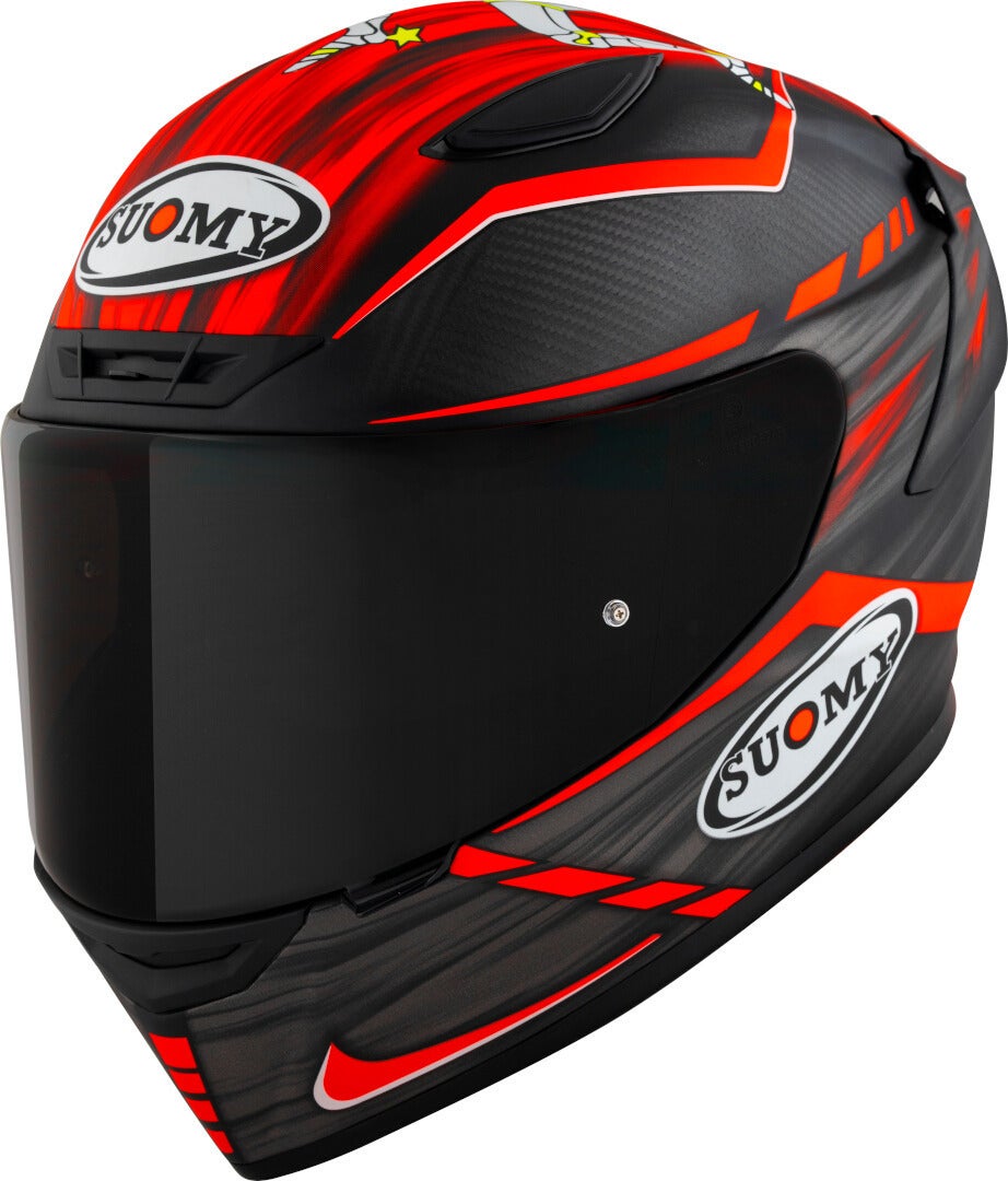 Suomy TX-Pro Johnson Replica E06 Casco nero opaco/rosso S (55/56) Figura 1