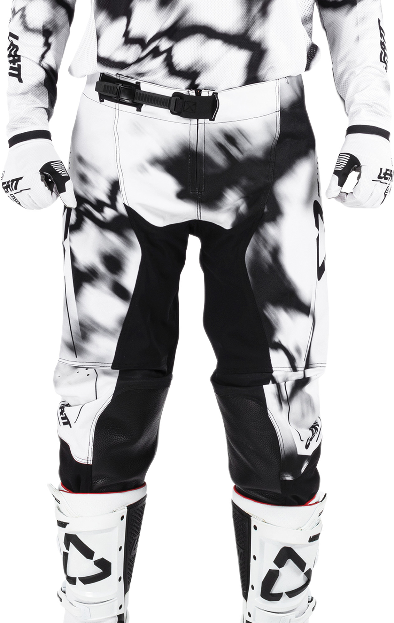 Leatt Moto 4.5 V26 Pantaloni de motocross Alb/Negru XS Figura 3