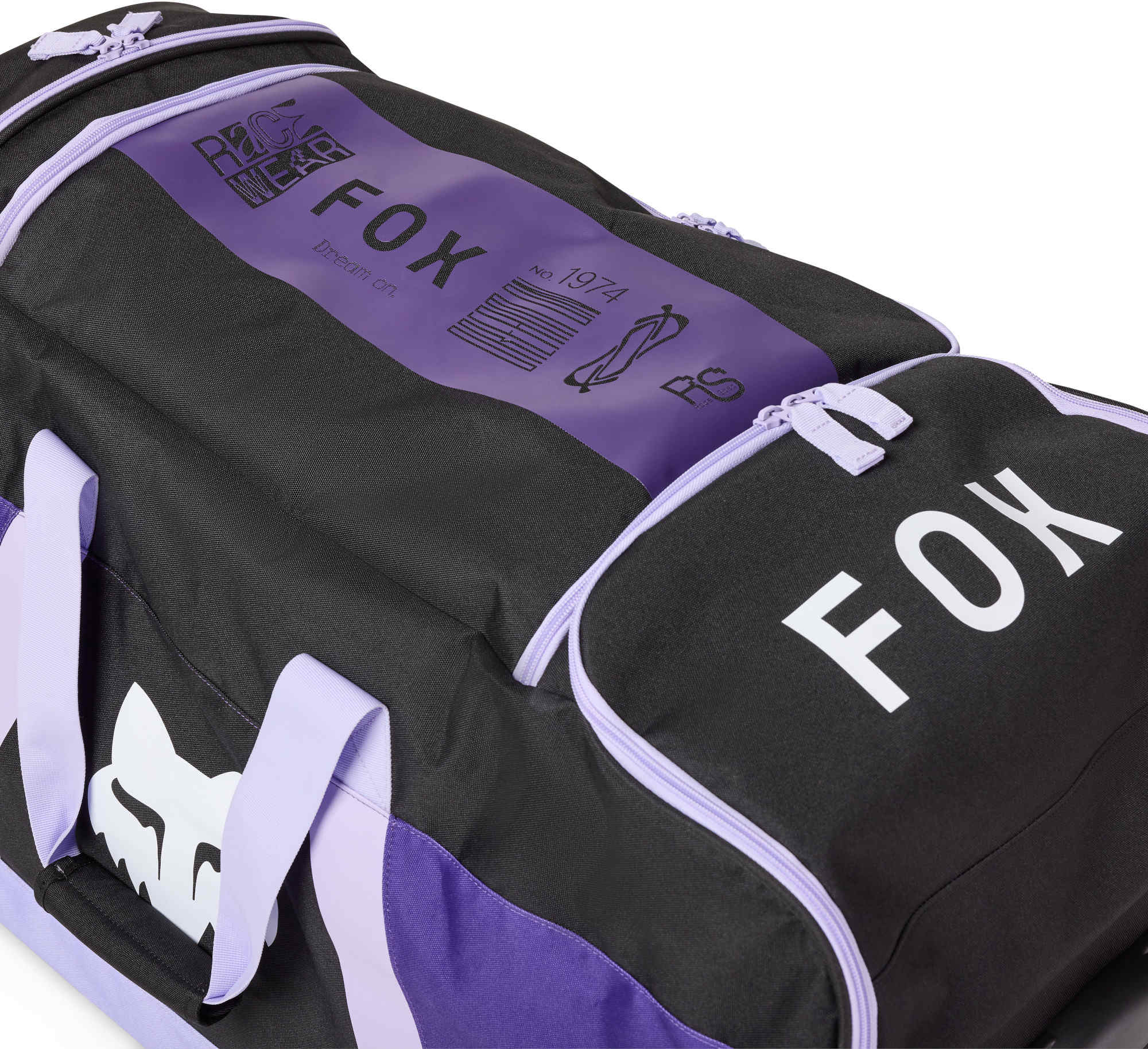 FOX Shuttle 180 Race Spec Roller Geantă de echipament Negru/mov Figura 3