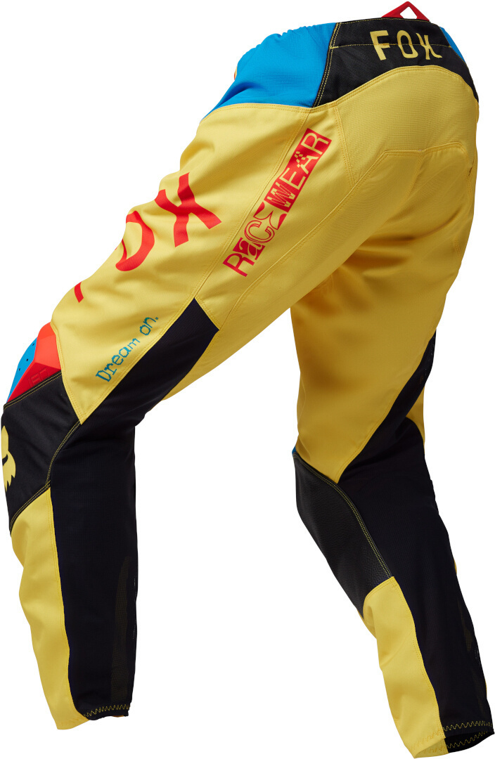 FOX 180 Race Spec Motocross Pants yellow/blue 32 Figure 2