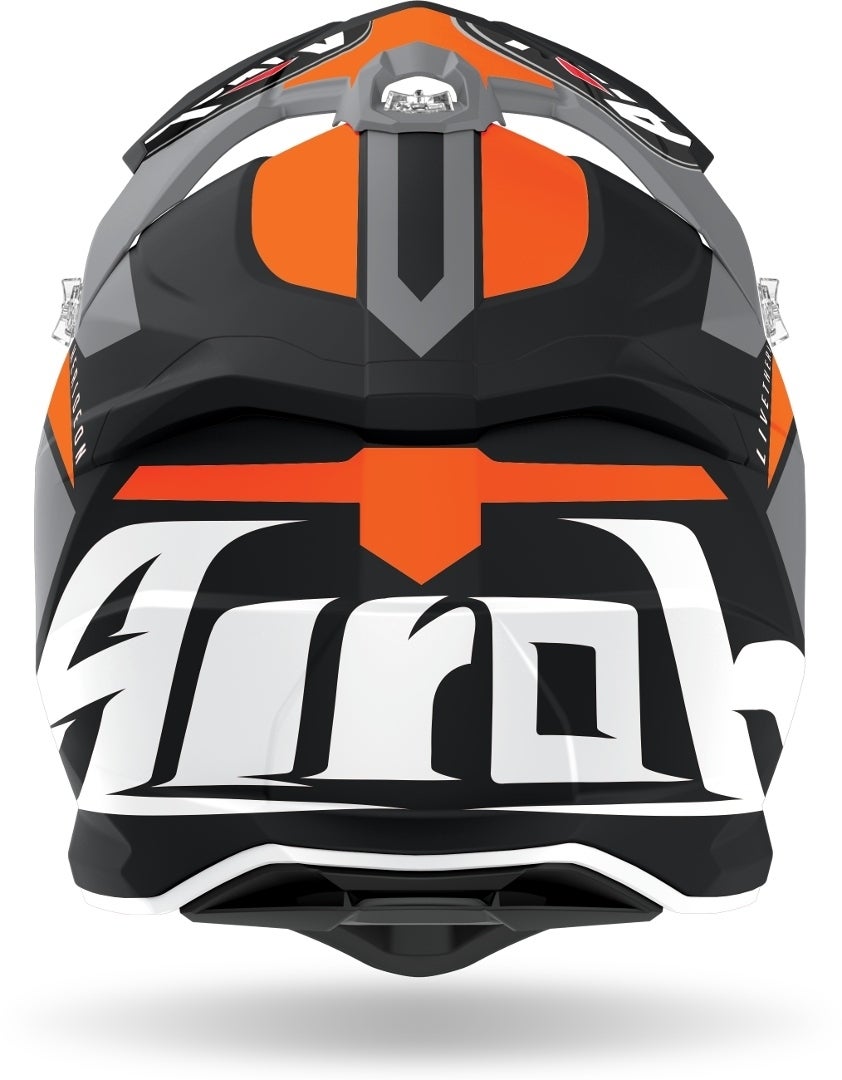 Airoh Strycker Axe Carbon Casco motocross Arancione opaco S (55/56) Figura 3