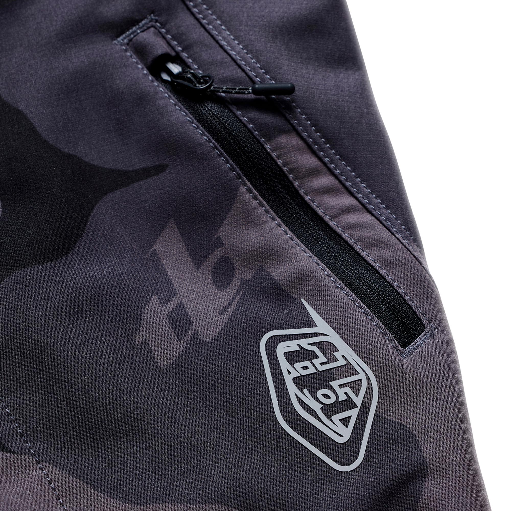 Side view of Troy Lee Designs Skyline Pro Flow Camo Bicycle Pants