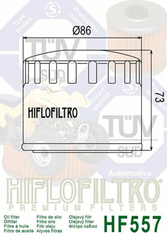 Hiflofiltro Filtru de ulei - HF557 Figura 4